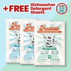 3x Laundry Detergent Sheets + Free 1x Dishwasher Detergent Sheets