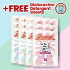 12x Laundry Detergent Sheets + Free 1x Dishwasher Detergent Sheets
