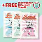3x Laundry Detergent Sheets + Free 1x Dishwasher Detergent Sheets
