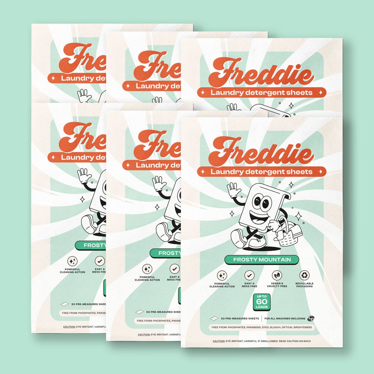 6x Laundry Detergent Sheets --