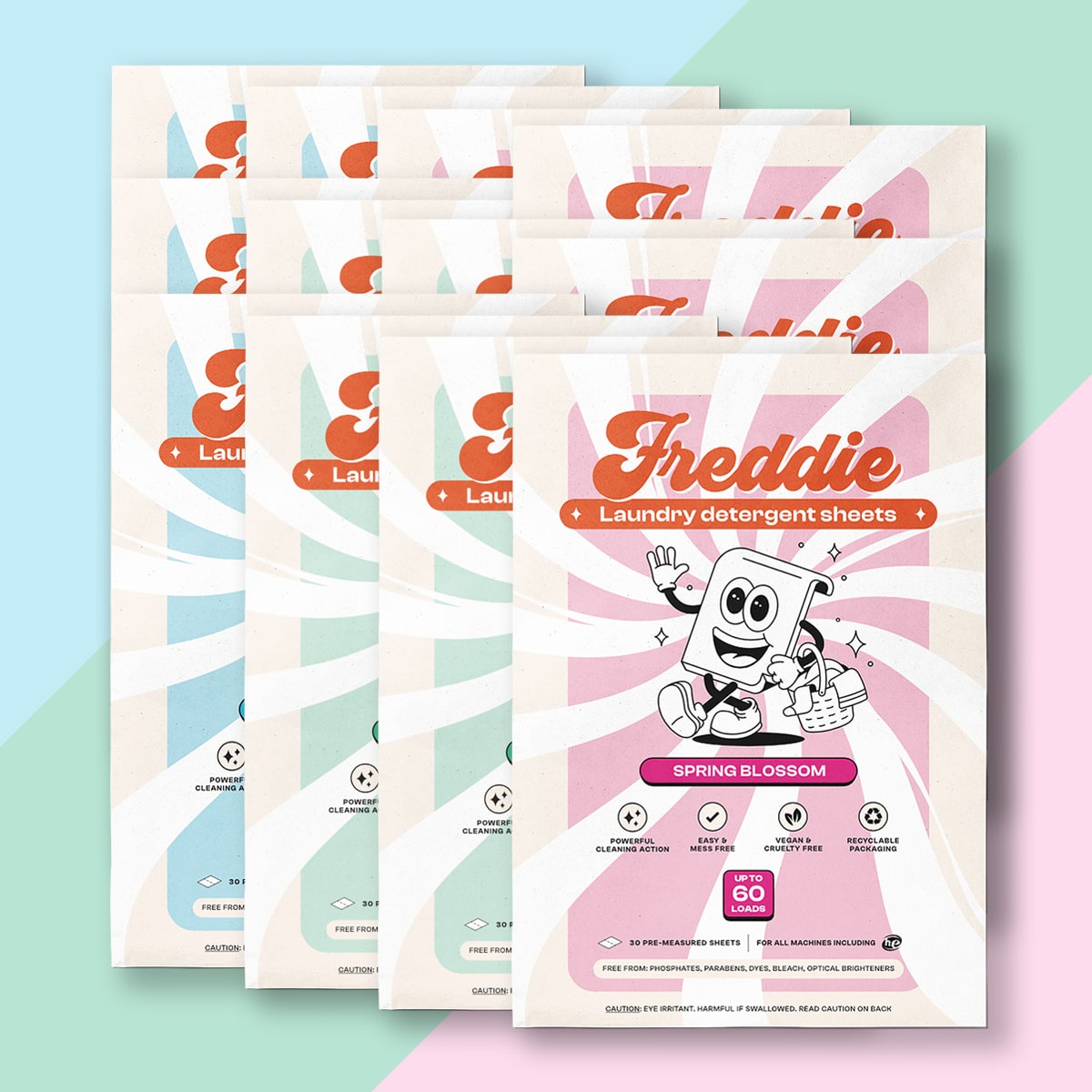 12x Laundry Detergent Sheets -